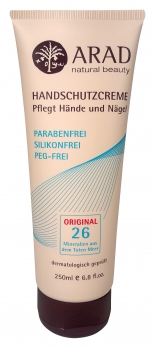 ARAD Creme Hände und Nägel - parabenfrei - silikonfrei - PEG-frei 250ml Tube